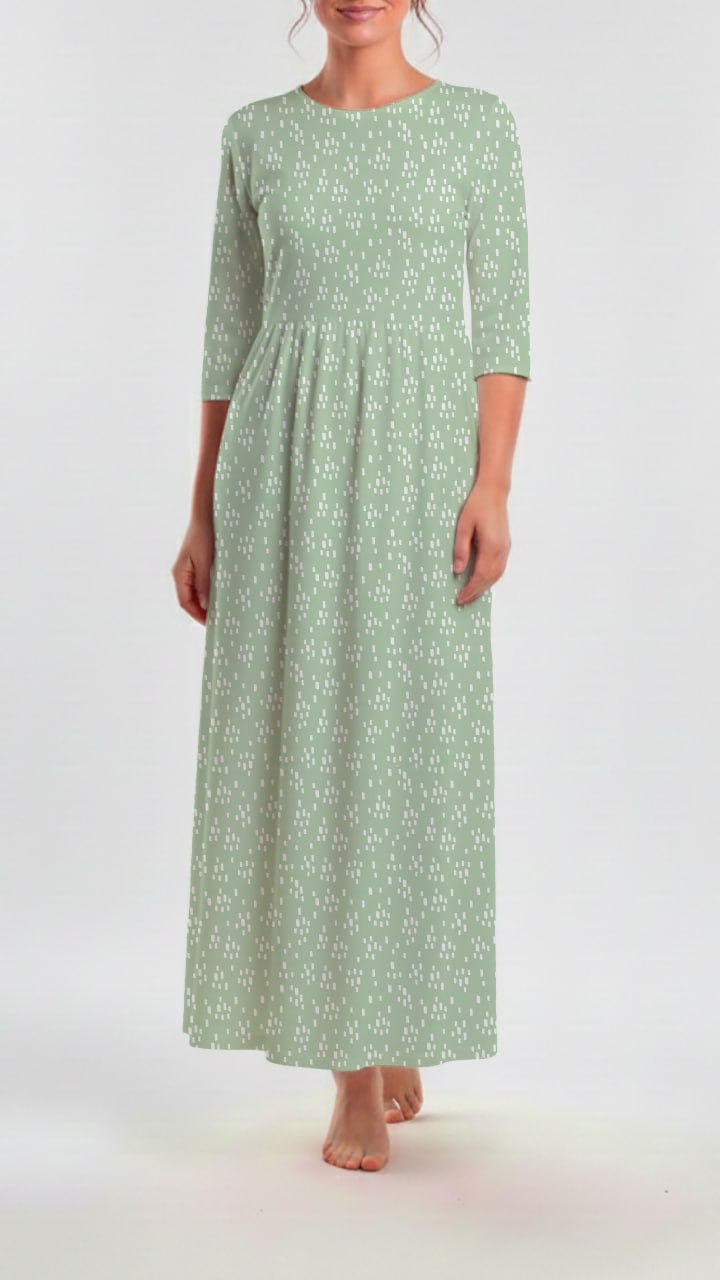 *Unique Design* Tricot Knit Gentle Drift Sage