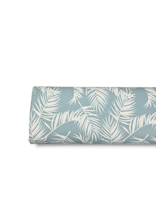 *Unique Design* Willow Ribbed Knit Botanical Whisper Pastel Aqua