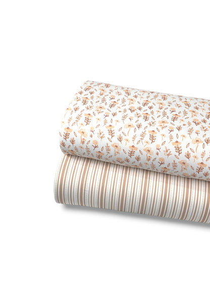 *Unique Design* Willow Ribbed Knit Coastal Stripe Sand