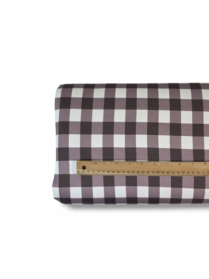* Unique Design * Cotton Knit Fall Gingham Purple