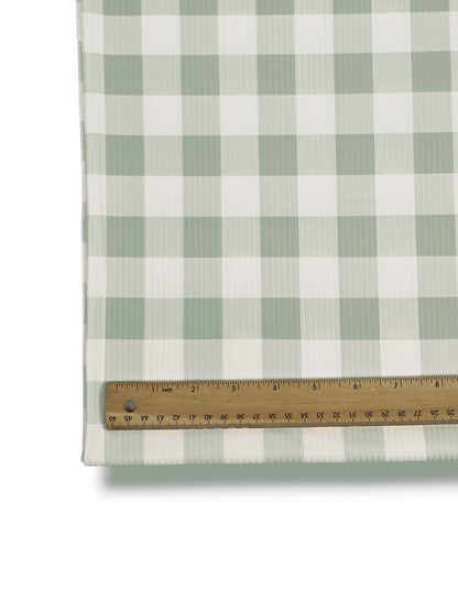 *Unique Design * Liverpool Green Gingham