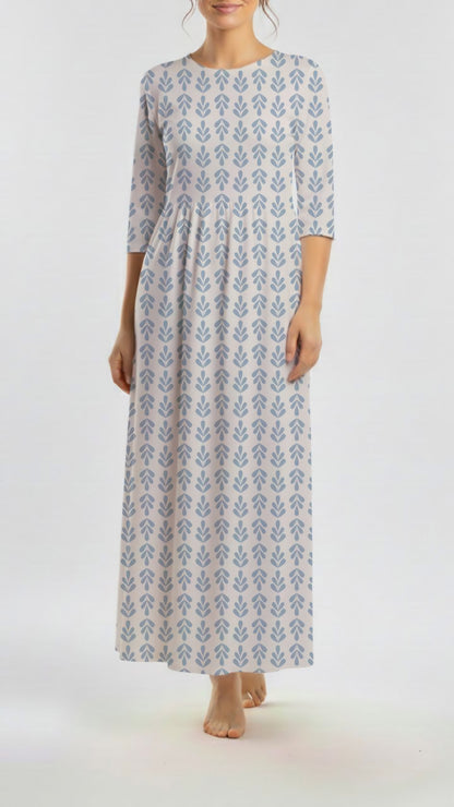 * Unique Design * Linen Winter Scandinavian Blue