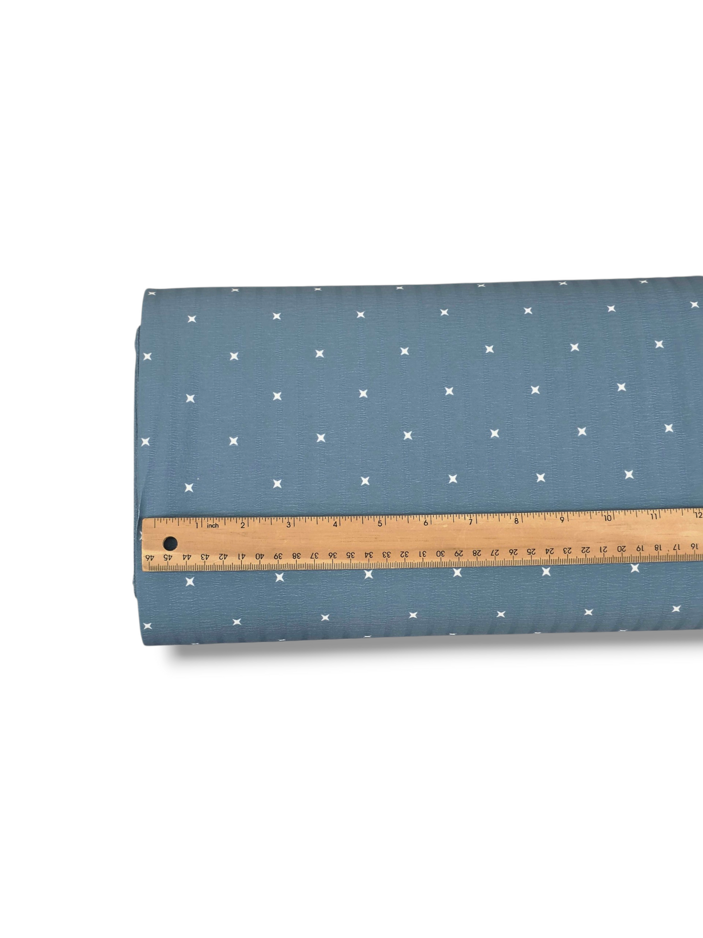 *Unique Design* Crinkled Crepe Moonlit Sparkle Dusty Teal