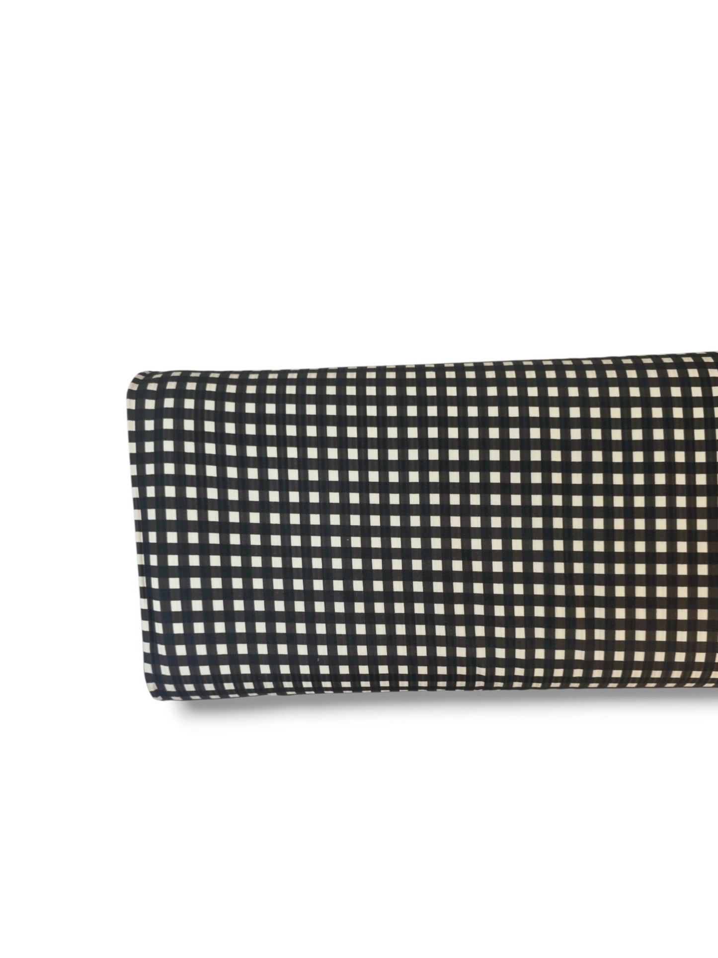 * Unique Design * Willow Ribbed Knit Farmhouse Plaid Black