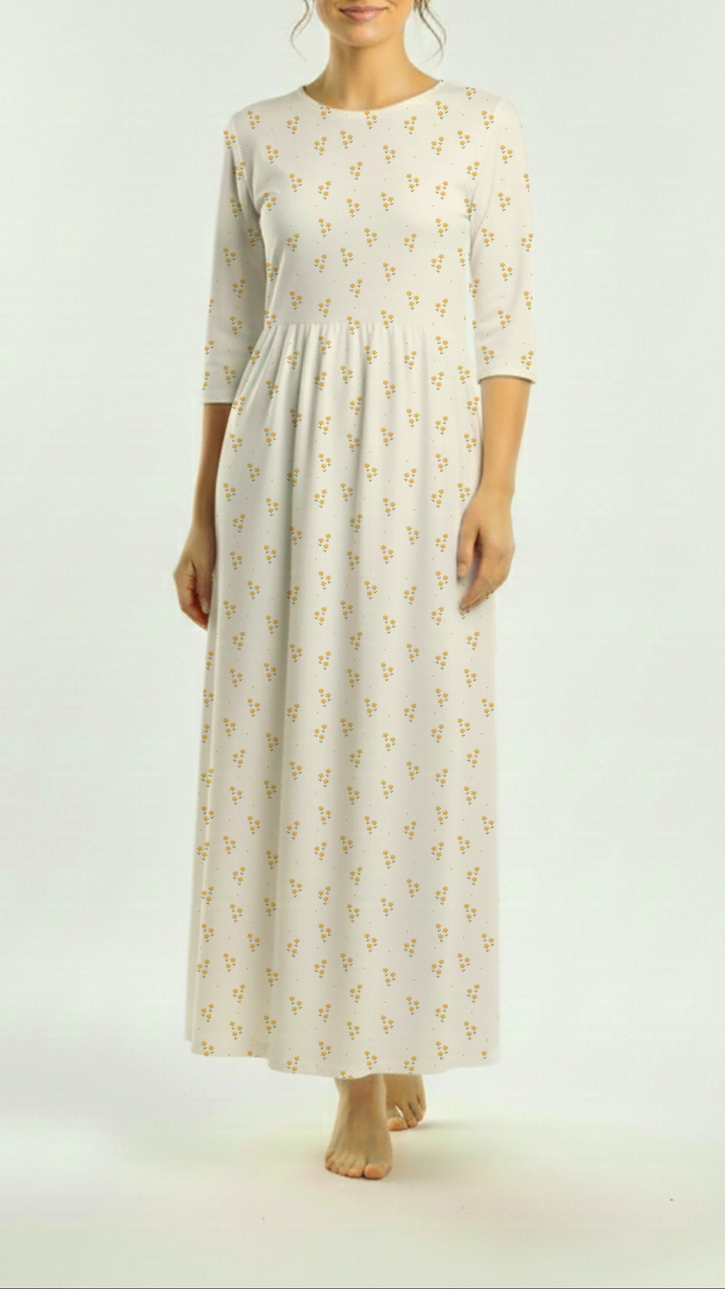 *Unique Design* Willow Ribbed Knit Little Meadow Sunshine Yellow