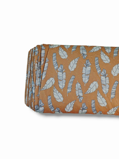*Unique Design* Swiss Dot Knit Modern Oasis Terracotta