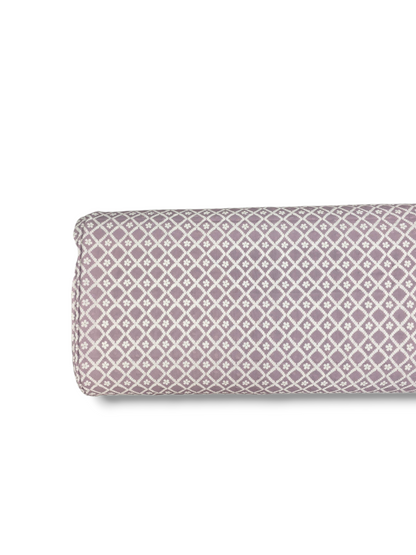 *Unique Design* Swiss Dot Knit Diamond Daisy Lilac