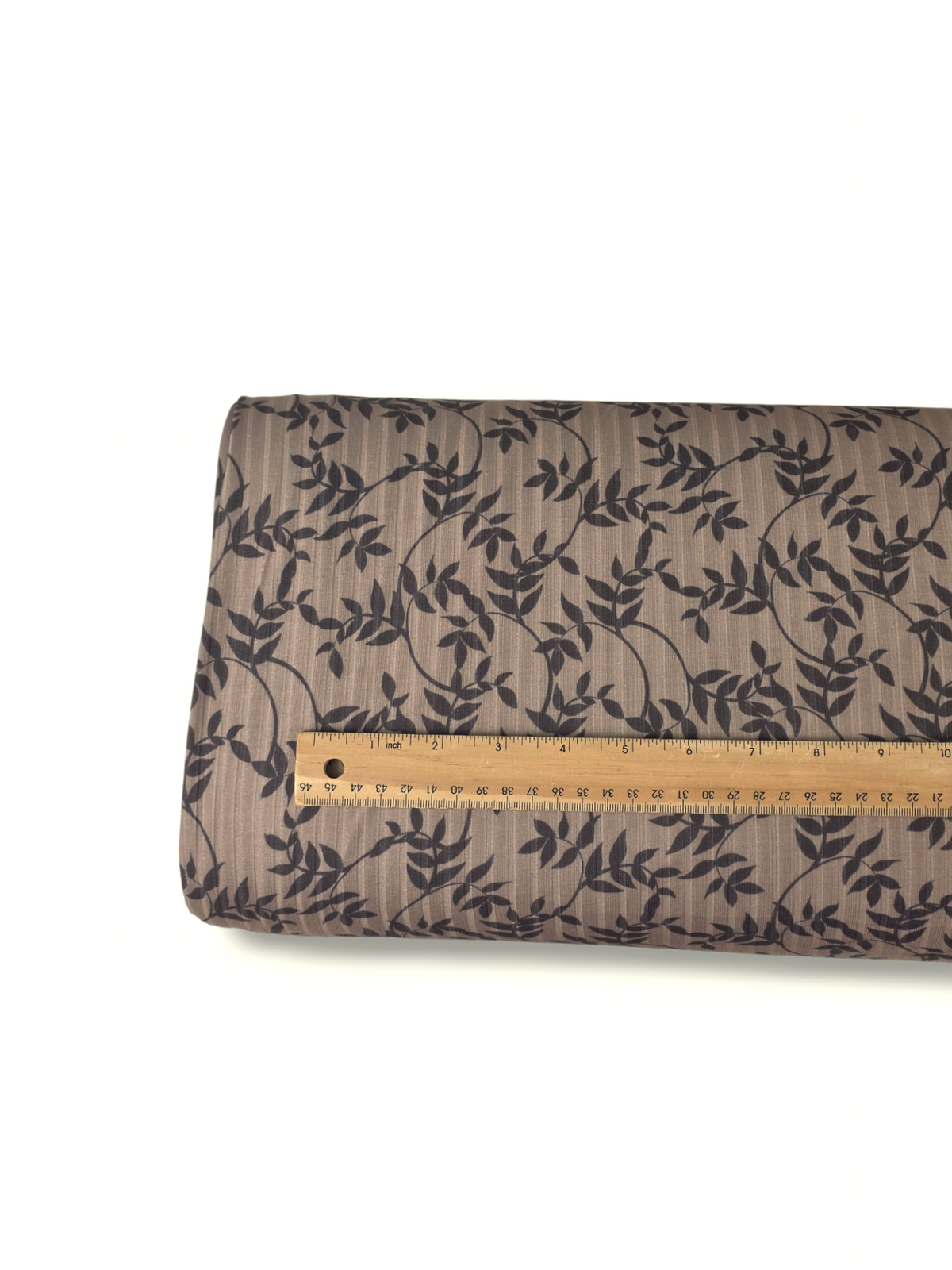 * Unique Design * Ribbed Knit Cotton Feel Circle Vine Brown