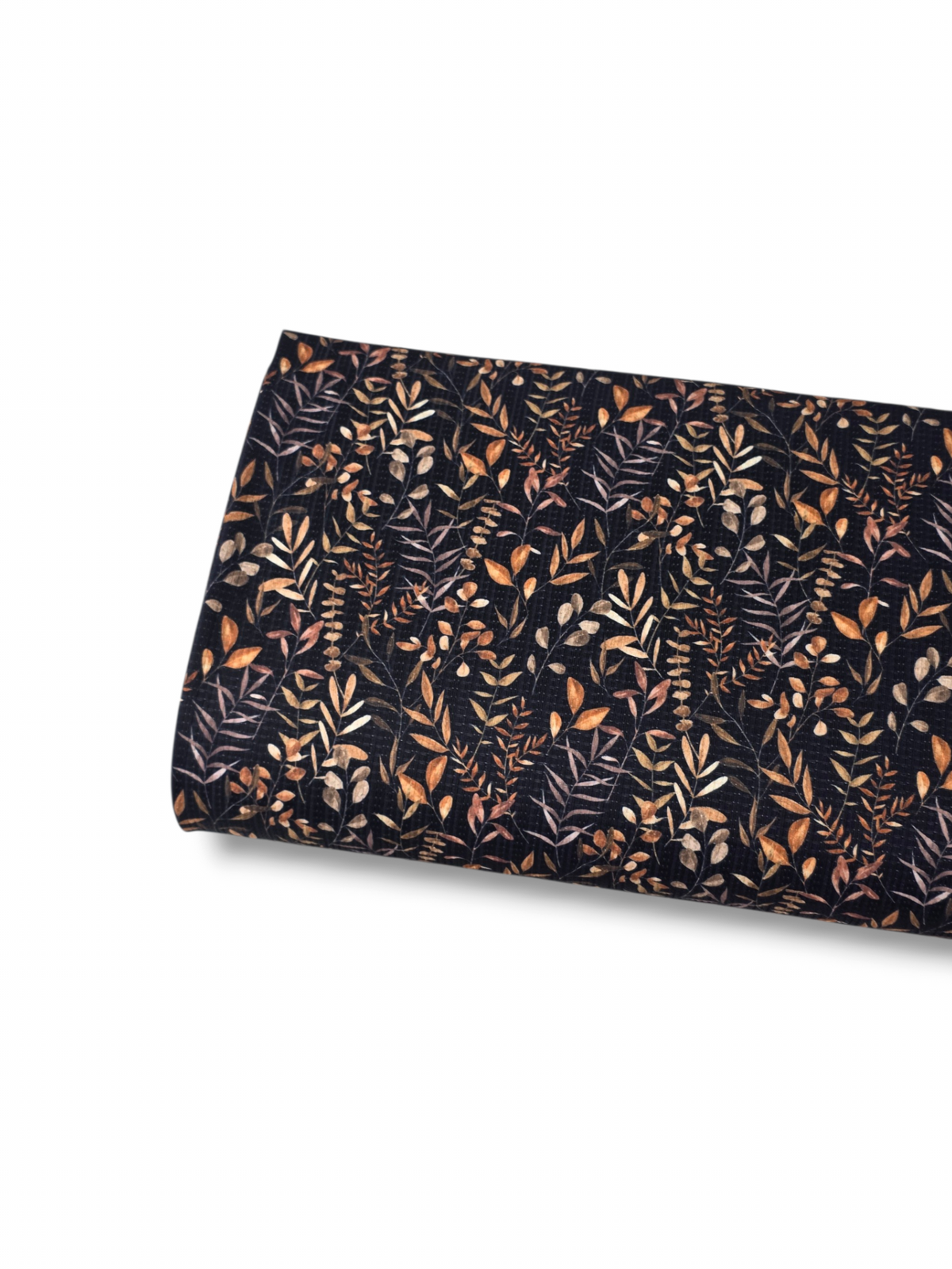 * Unique Design * Pointelle Painters Autumn Leaves Black