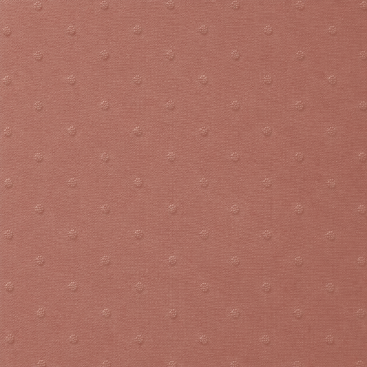 Swiss Dot Knit Solid Rose