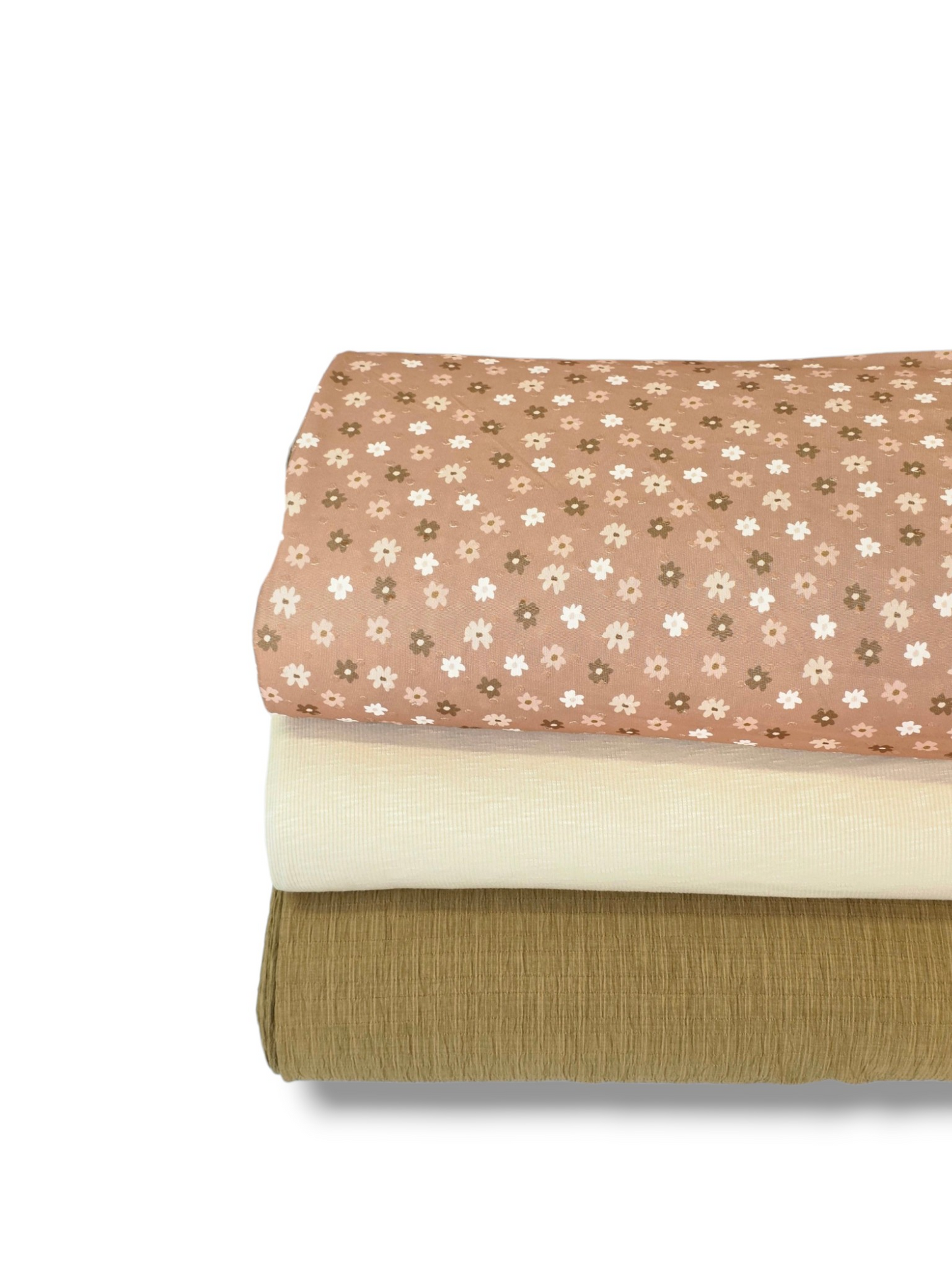 *Unique Design* Swiss Dot Knit Scattered Daisies