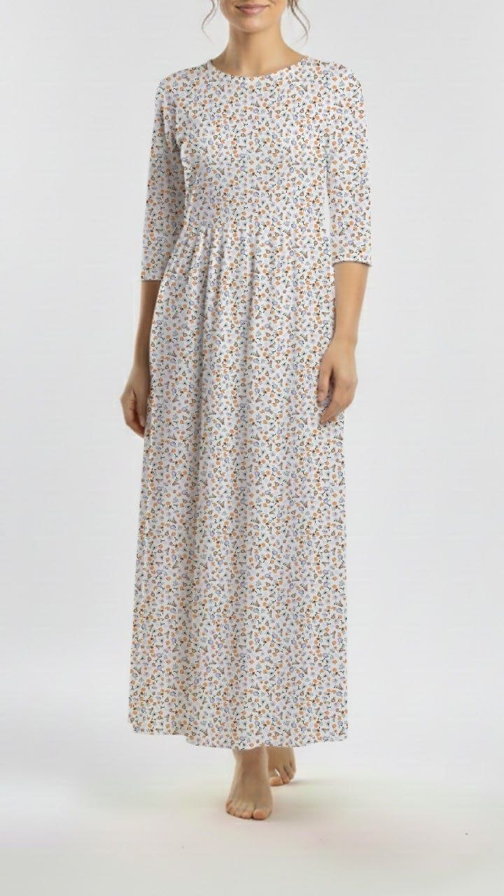 * Unique Design * Linen Posy Pop White