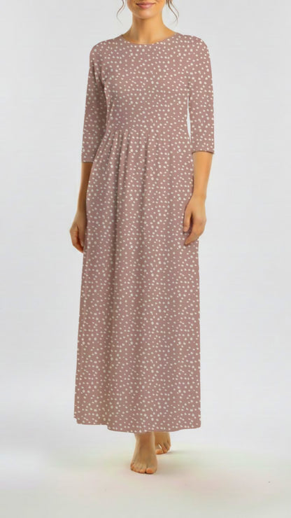 * Unique Design * Pointelle Spotted Print Soft Pink