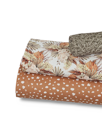 * Unique Design * Cotton Knit Little Fawn Rust