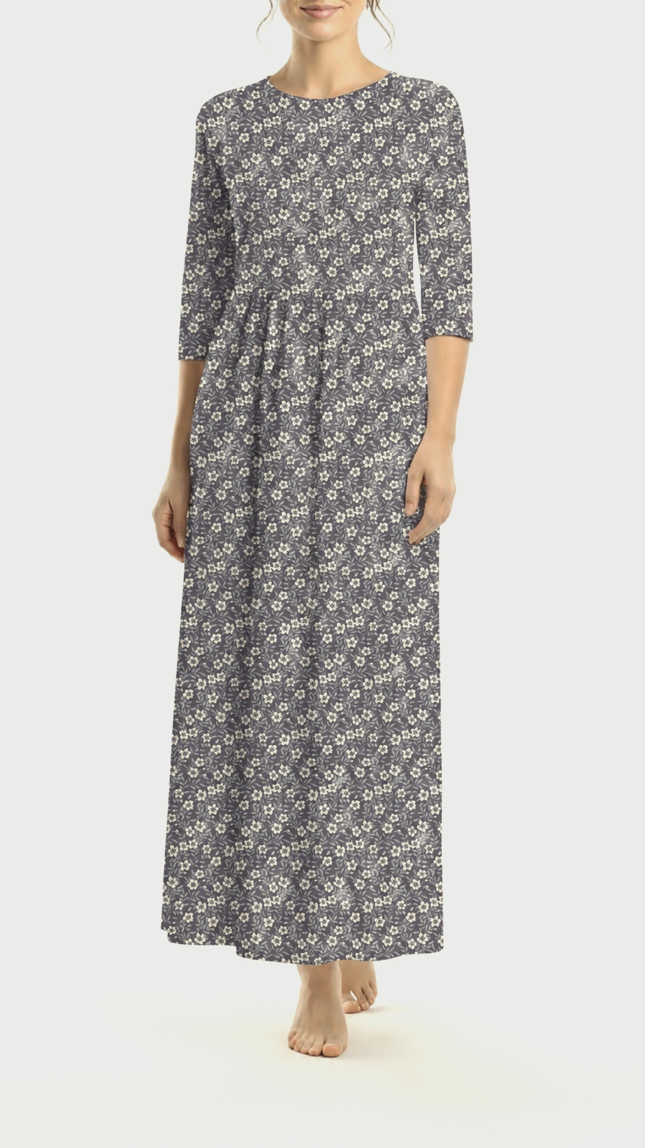 *Unique Design* Pineskin Vintage Flora Gray