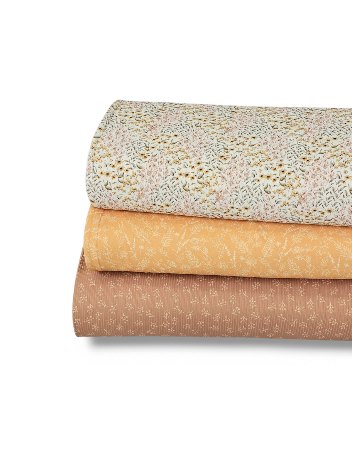 Poly Crepe Wheatfield Whimsy Cream