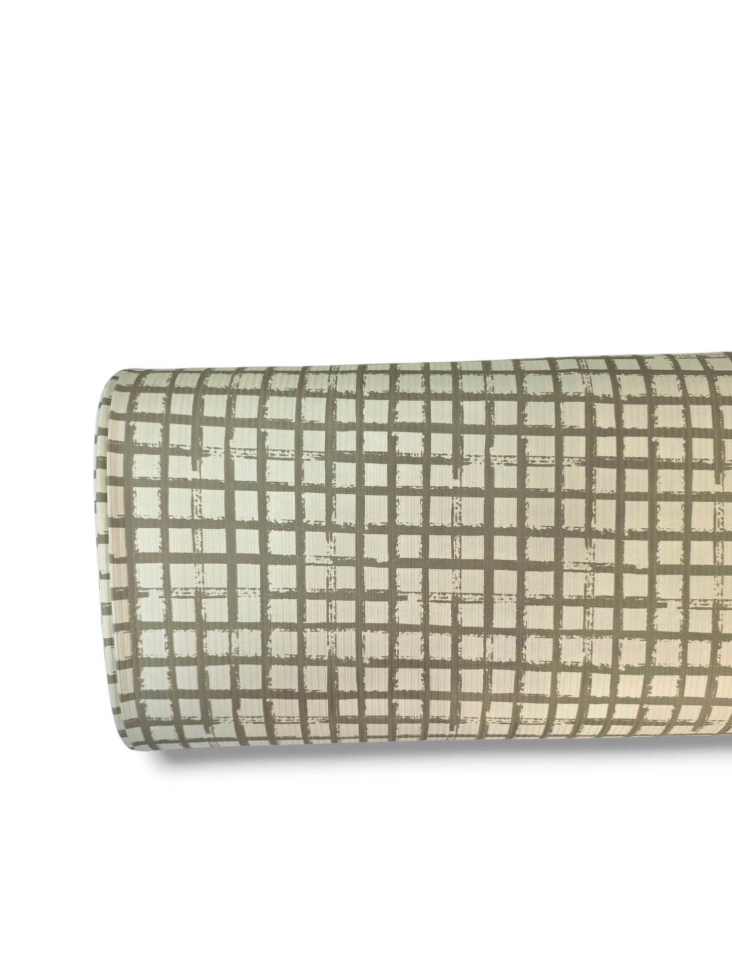 * Unique Design * Willow Ribbed Knit Brushed Checks Sandstone