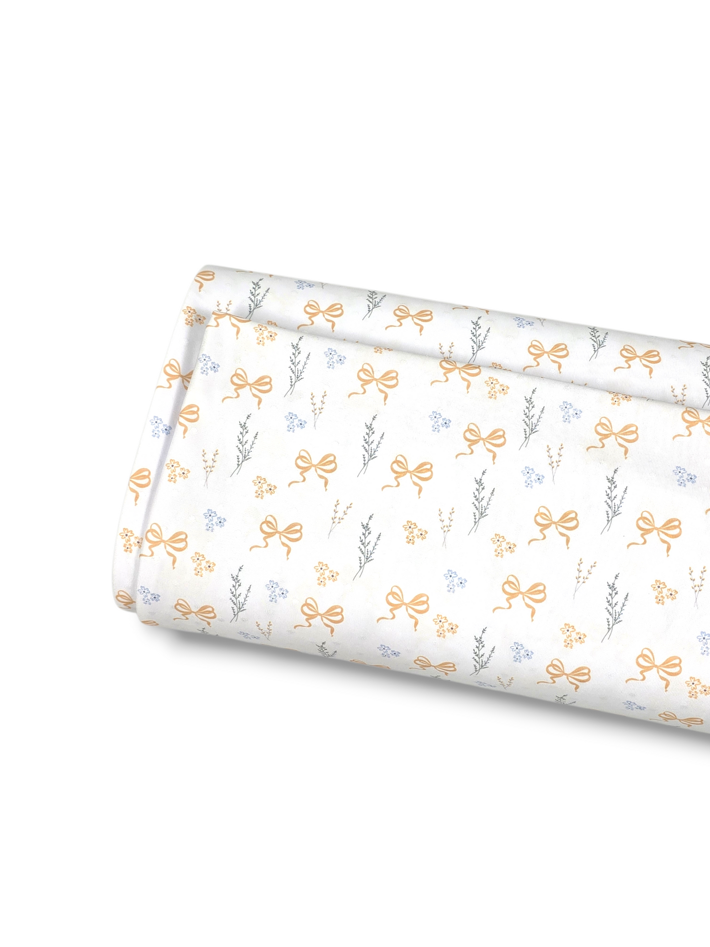 *Unique Design* Swiss Dot Knit Soft Sprig Bows