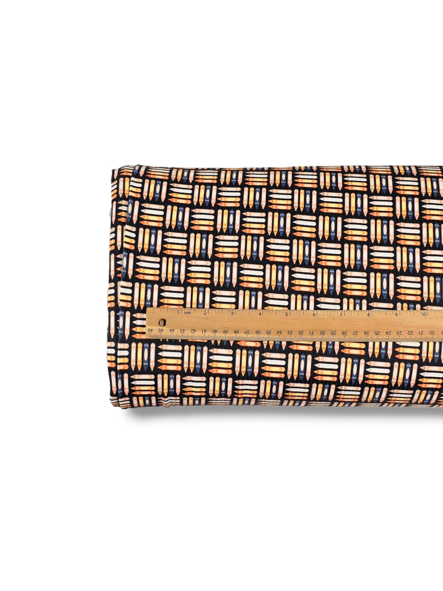 * Unique Design * Willow Ribbed Knit Crayon Color Pop Black