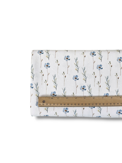 * Unique Design * Swiss Dot Knit  Spring Whispers White