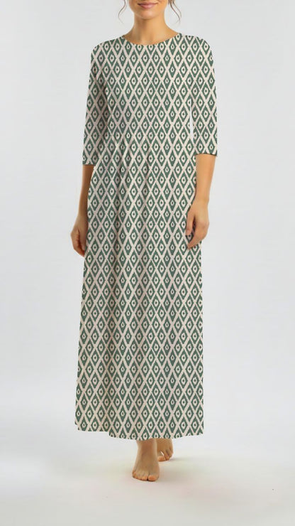 *Unique Design* Willow Ribbed Knit Country Aztec Hunter