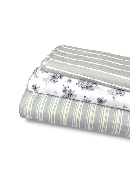 Cotton Linen Harbor Pinstripe Haze