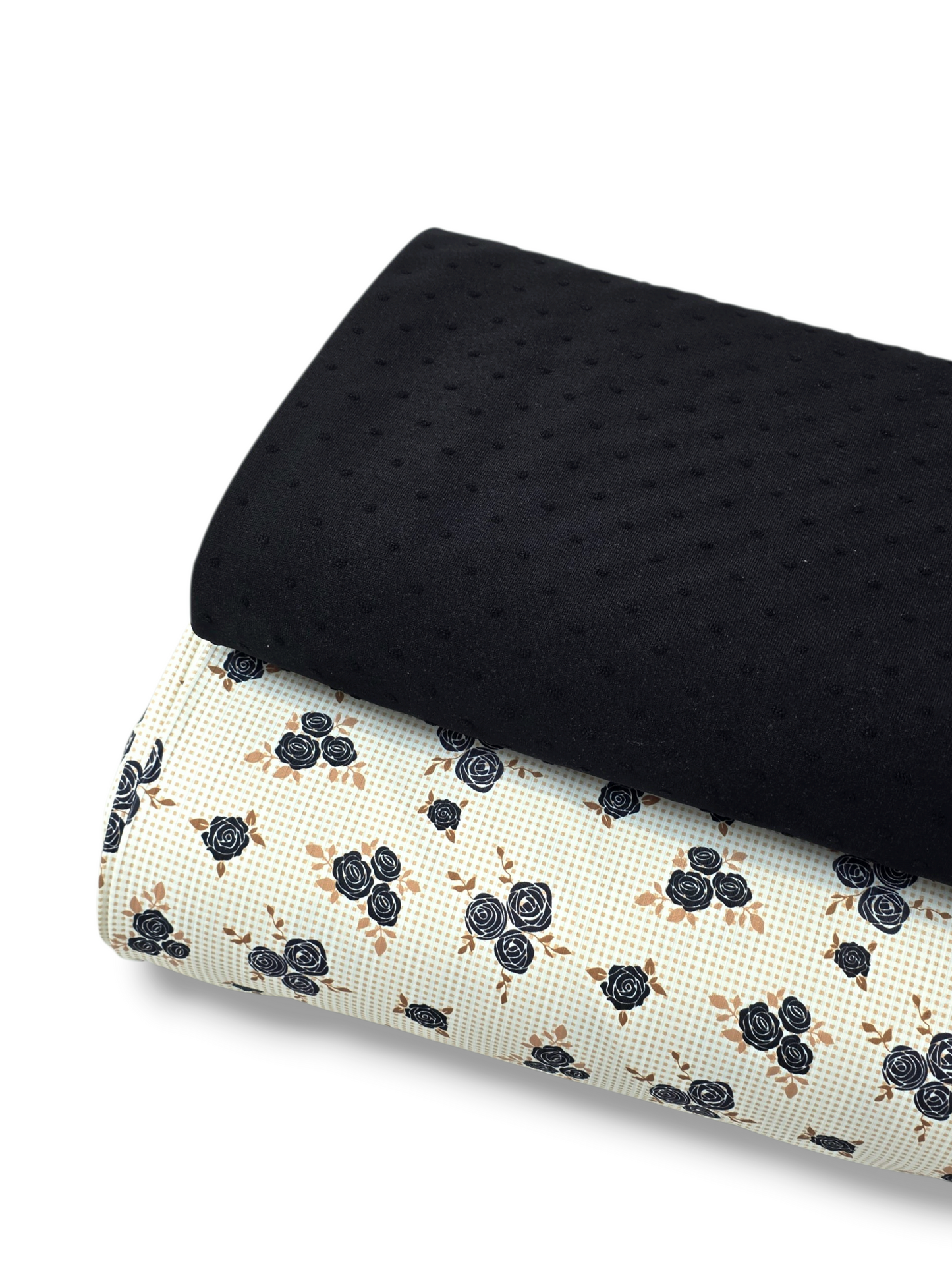 Swiss Dot Knit Black