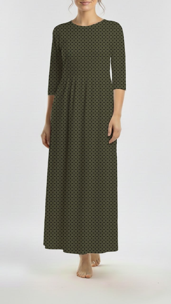 *Unique Design* Willow Ribbed Knit Harvest Dash Olive