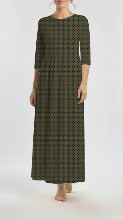 *Unique Design* Willow Ribbed Knit Harvest Dash Olive