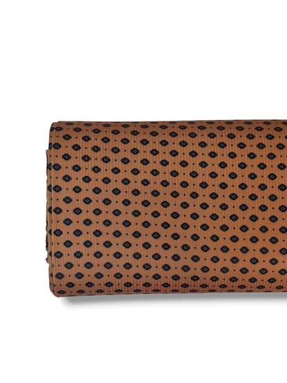 * Unique Design * Willow Ribbed Knit Desert Diamonds Rust
