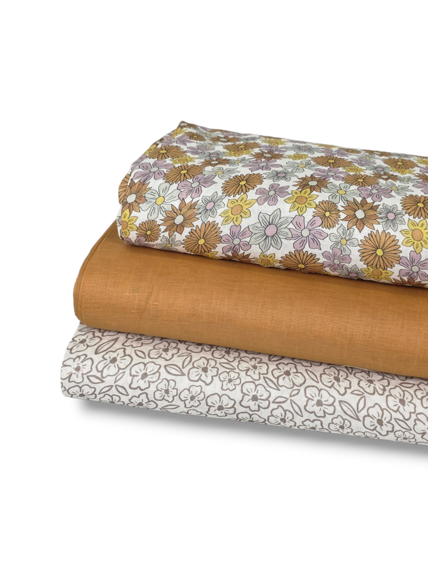*Unique Design* Linen Daisy Charm Golden