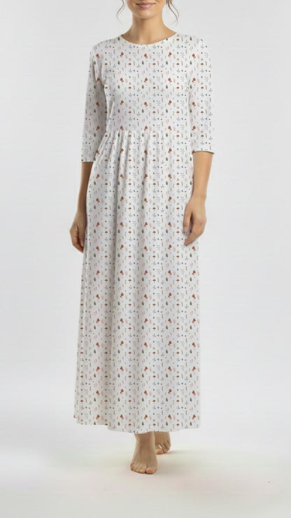 *Unique Design* Cotton Muslin Woodland Whimsy
