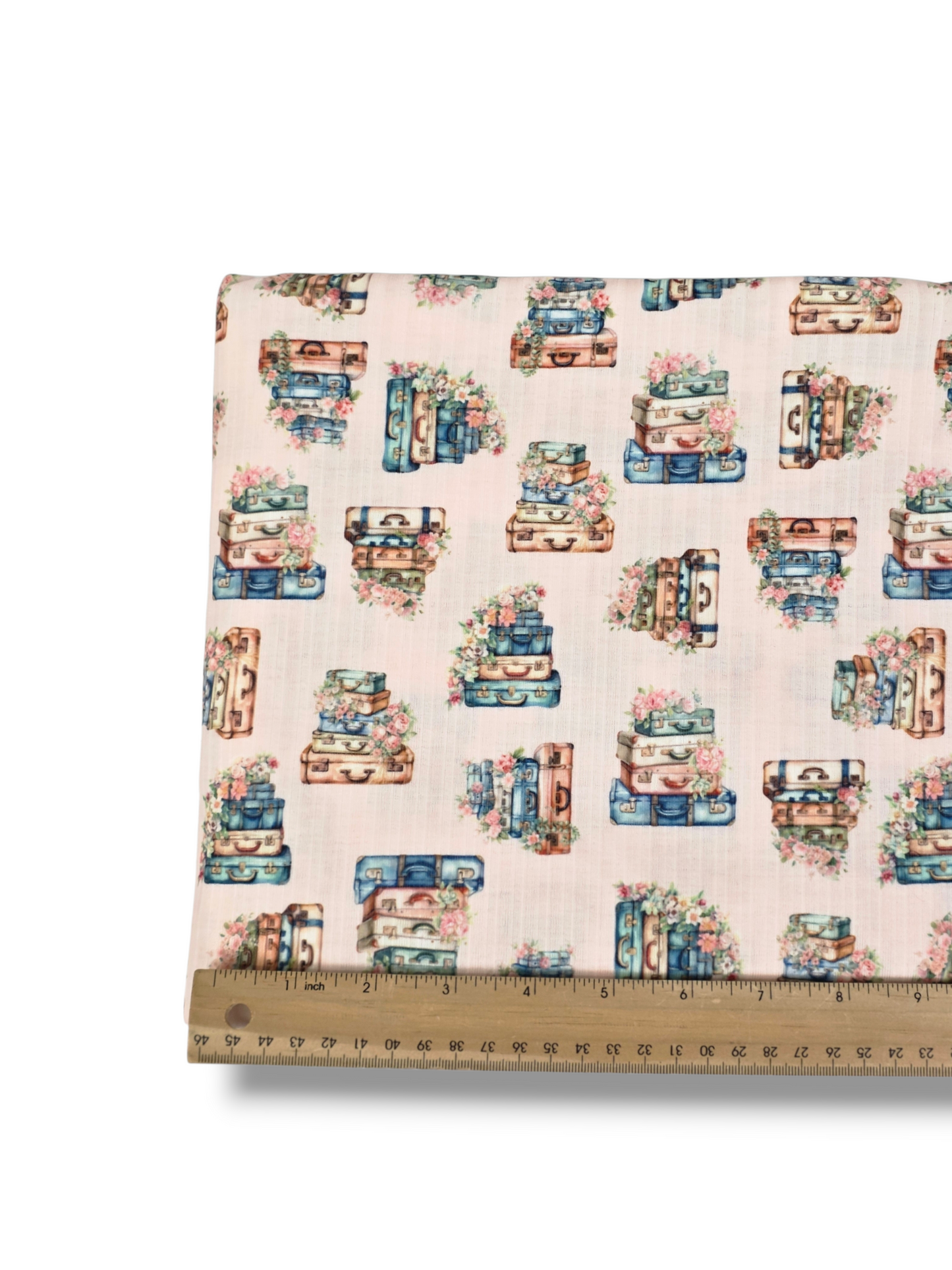 *Unique Design* Ribbed Knit Cotton Feel Little Traveler Soft Pink