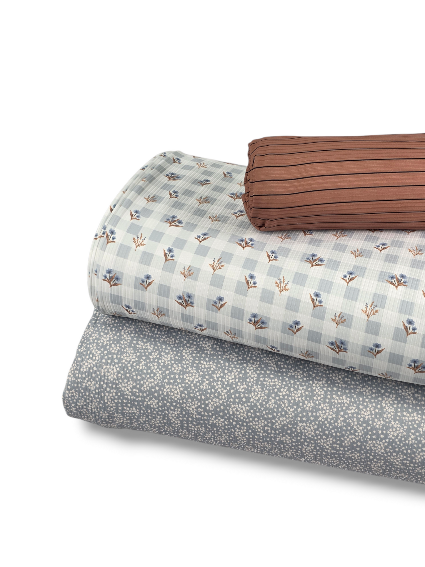 *Unique Design* Willow Ribbed Knit Meadow Mist Stone Blue