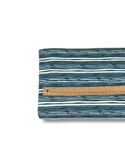 * Unique Design * Willow Ribbed Knit Harbor Stripe