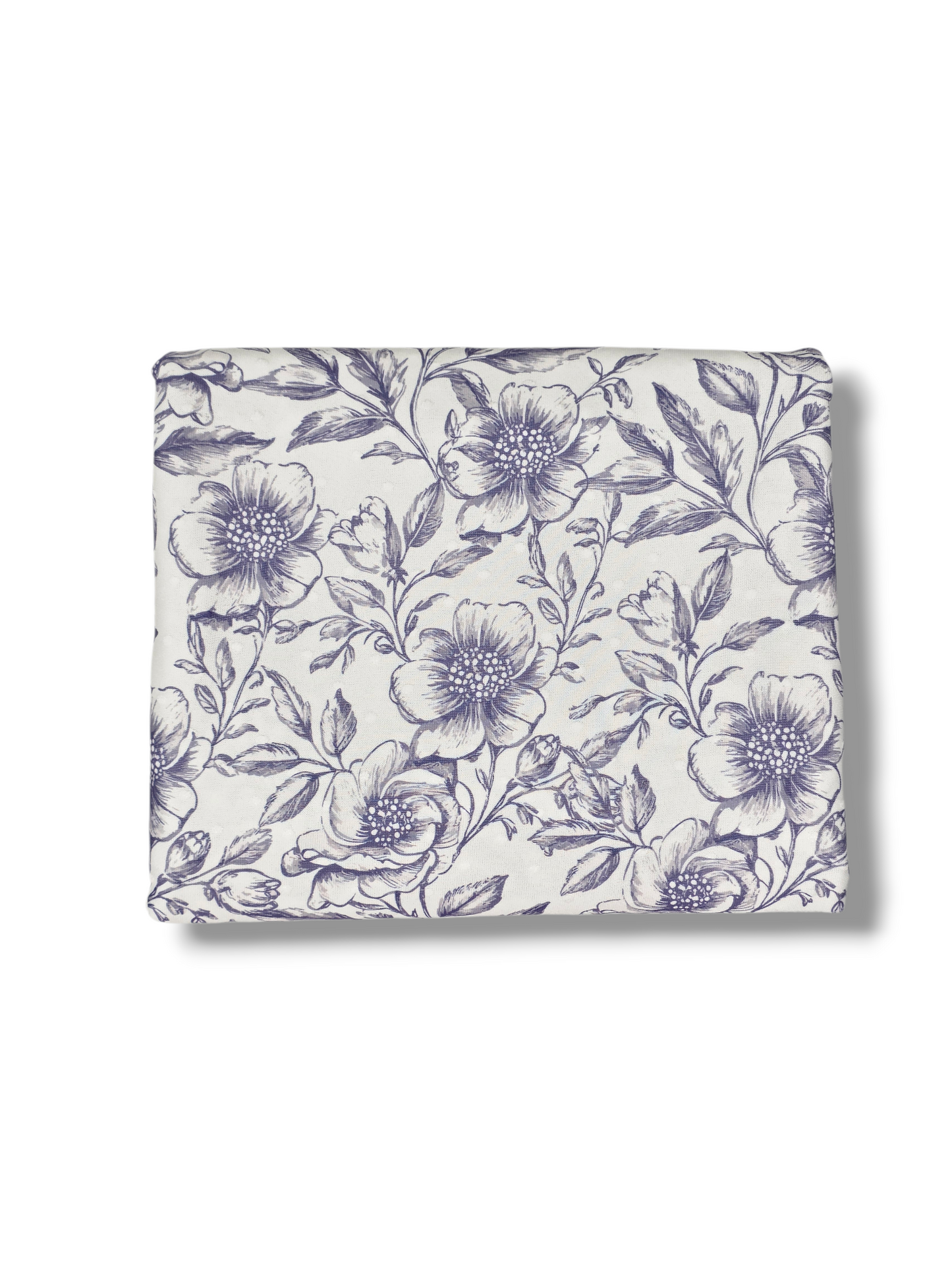 Swiss Dot Knit Timeless Toile Blue