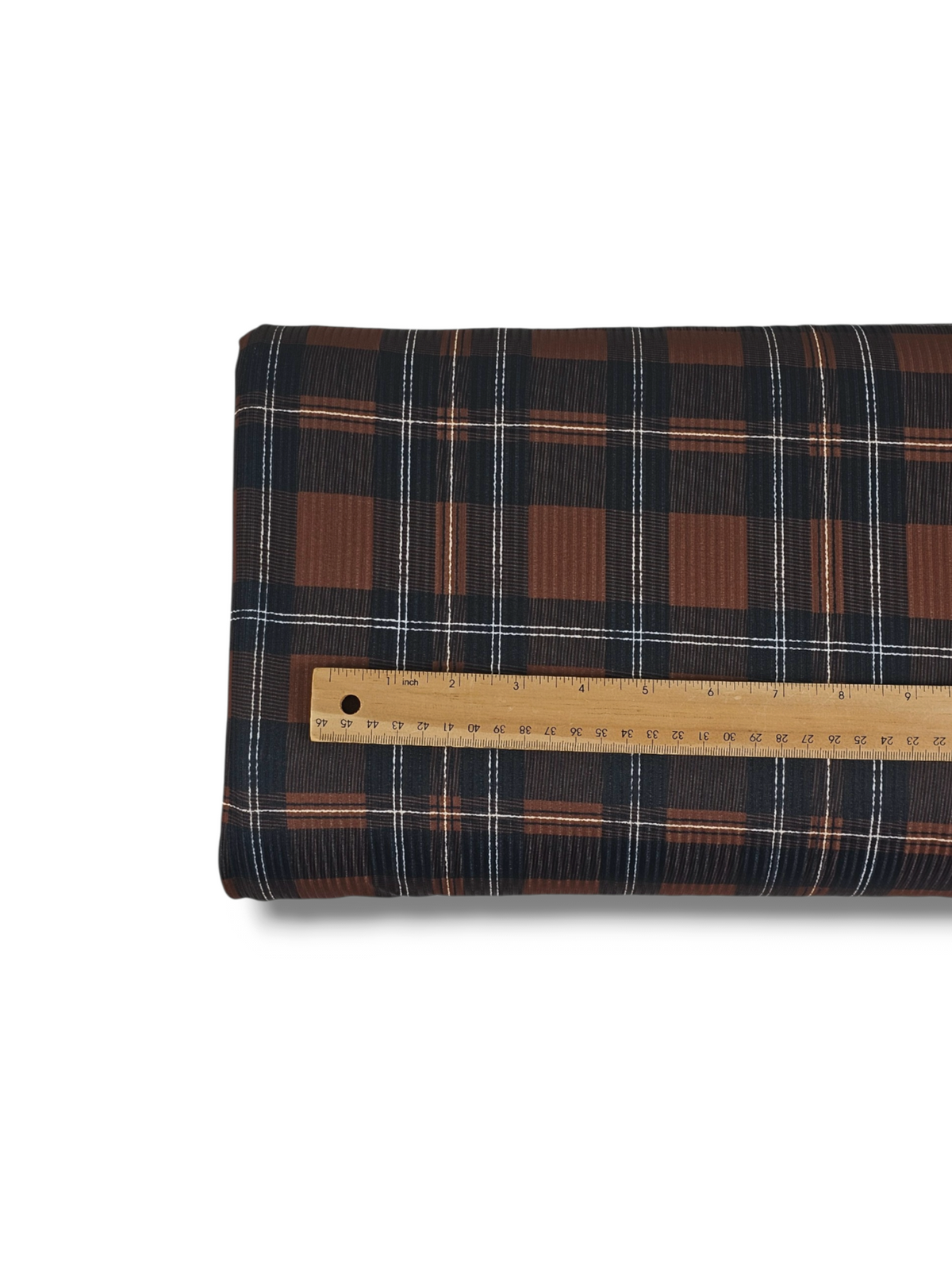 *Unique Design* Willow Ribbed Knit Cozy Plaid Midnight