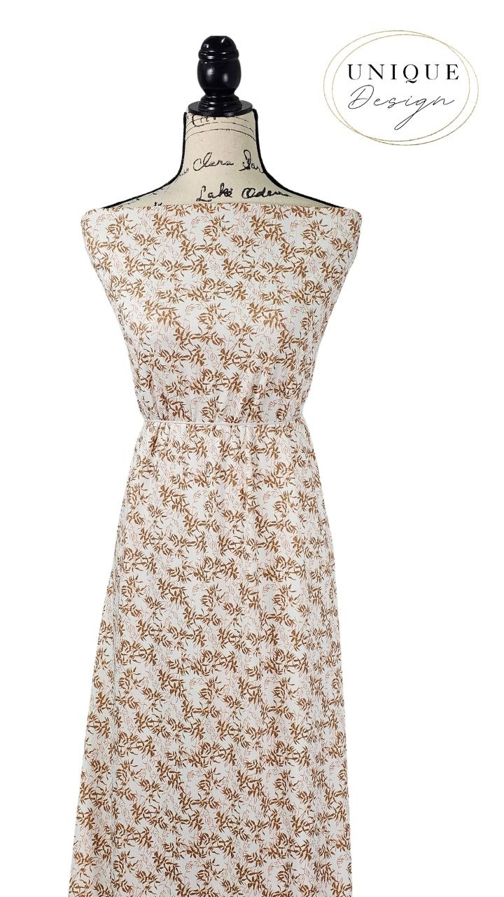 *Unique Design* Willow Ribbed Knit Rustic Vine