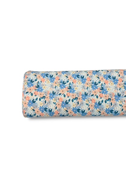 *Unique Design* Willow Ribbed Knit Summer Daisy Blue