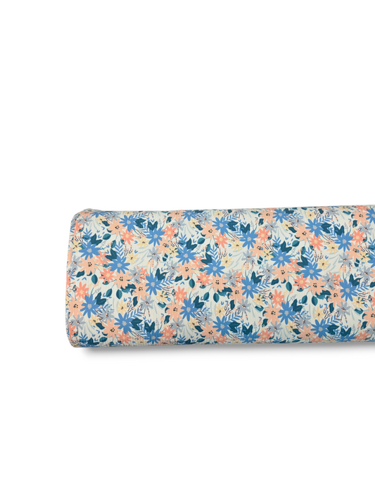 *Unique Design* Willow Ribbed Knit Summer Daisy Blue
