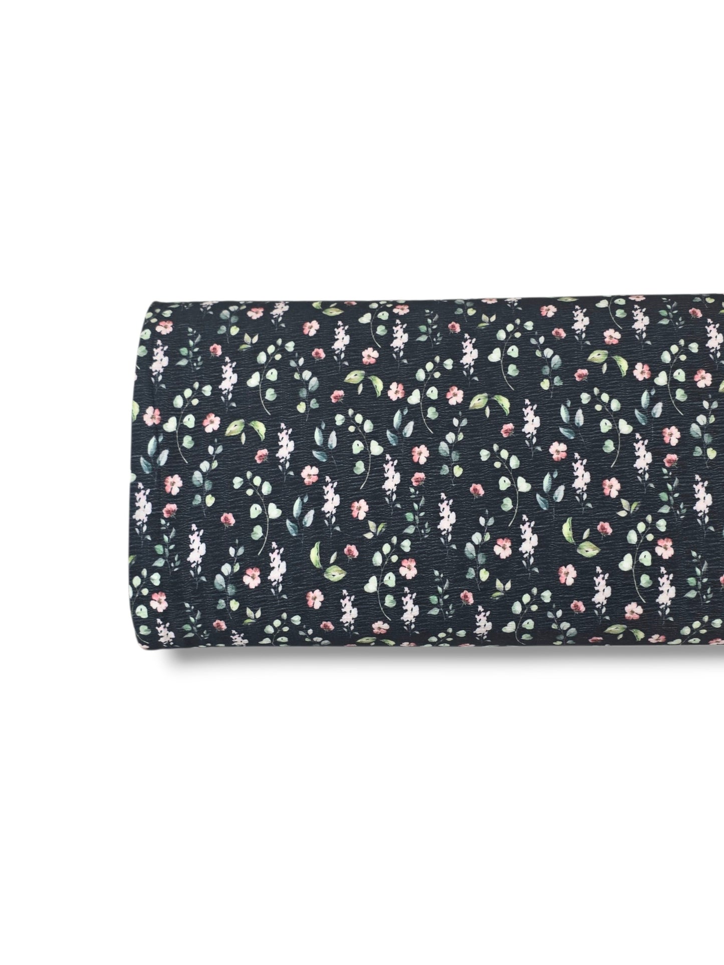 *Unique Design* Crinkled Crepe Whispering Midnight Blooms