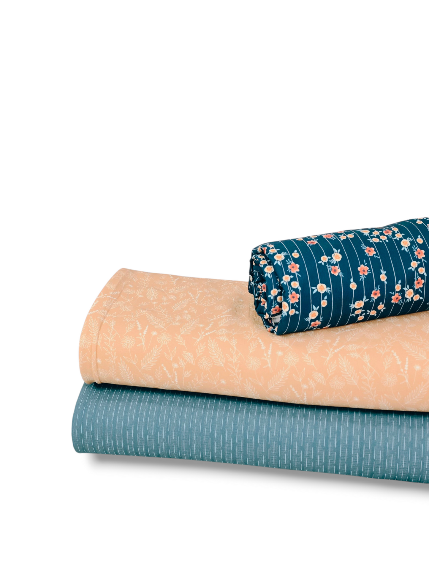 *Unique Design* Cloud Poly Rambling Rose Lines Royal