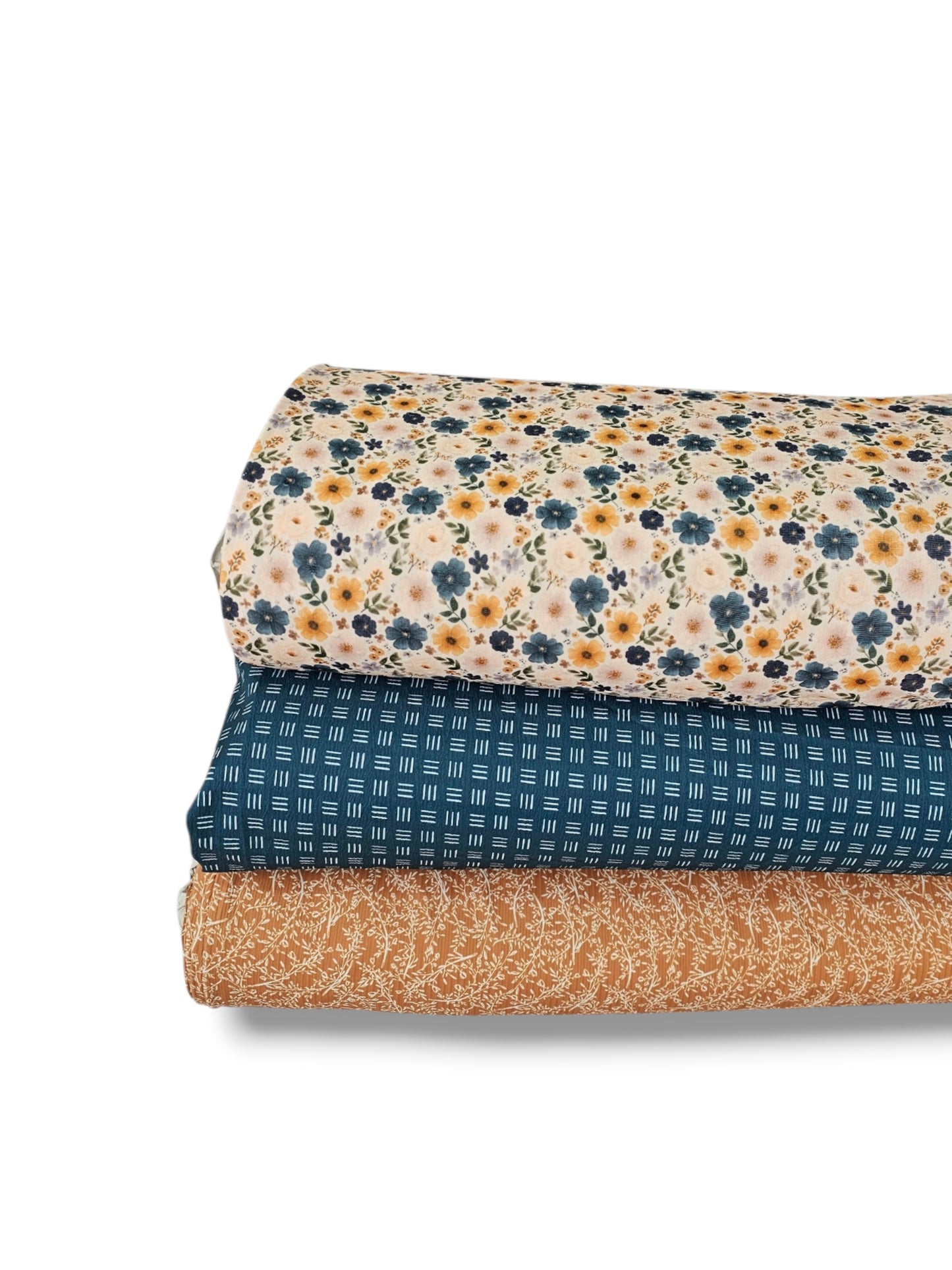 *Unique Design* Swiss Dot Knit Bloom & Breeze Cream