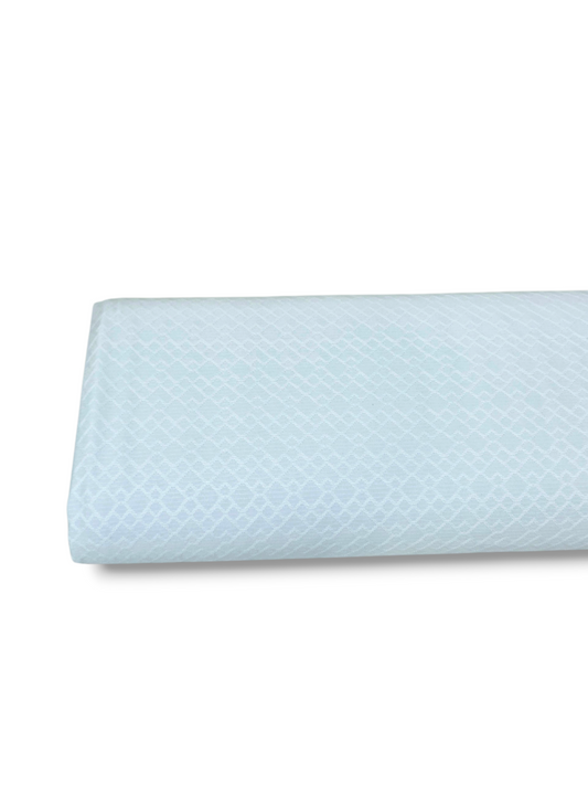 Geo Knit Ice Blue Solid