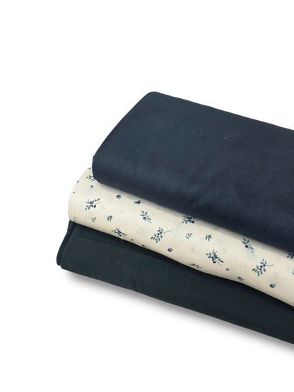 * Unique Design * Linen Vintage Blueberry Oat