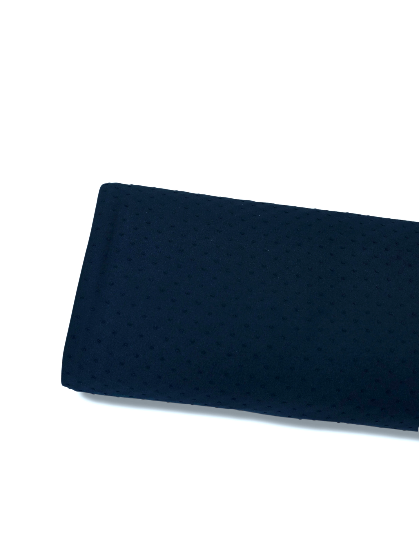 Swiss Dot Knit Navy Solid