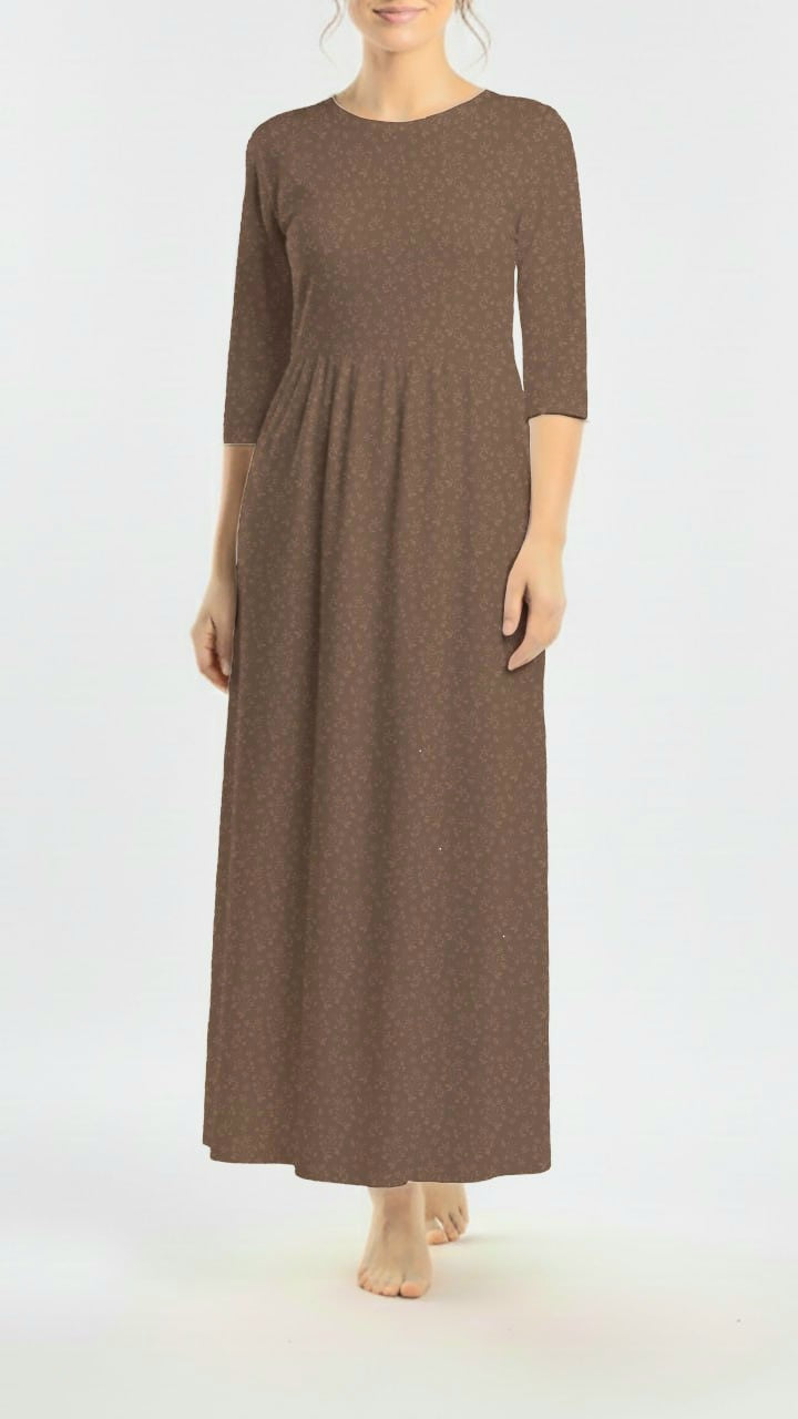 *Unique Design* Willow Ribbed Knit Light Botanical Mocha