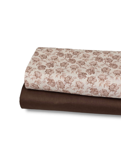 Brushed Walnut Solid Linen