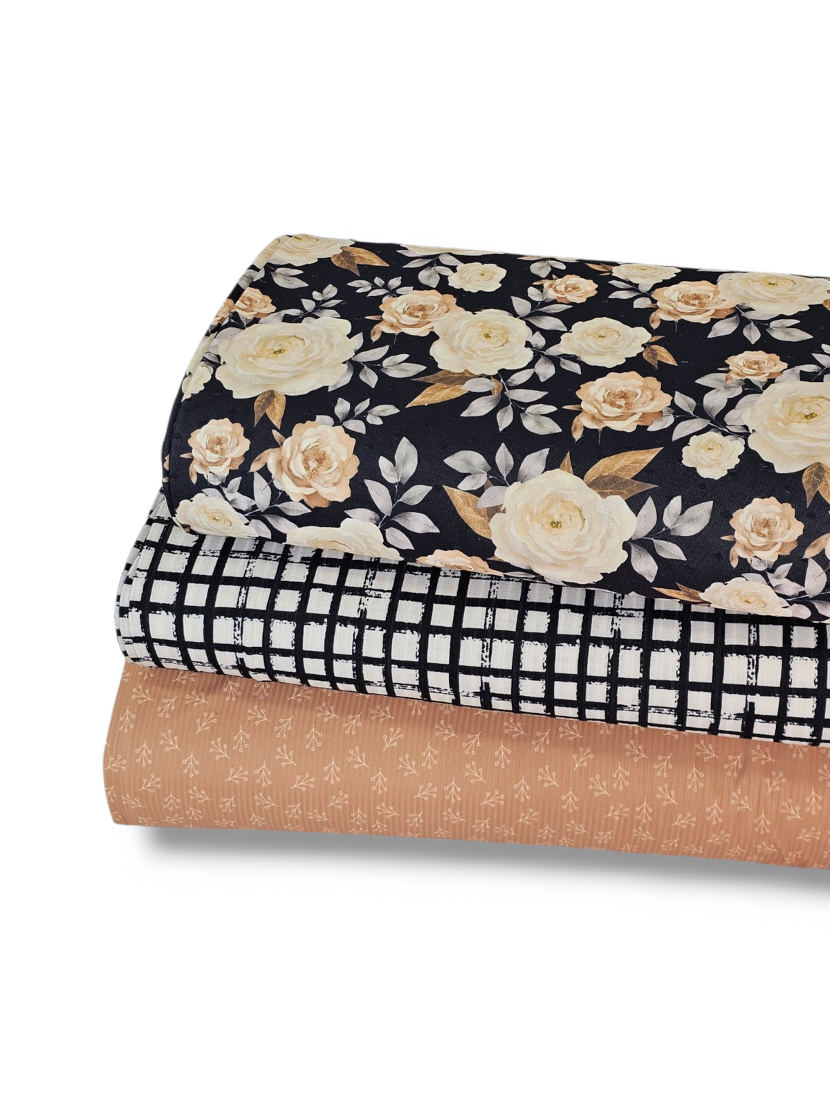 * Unique Design * Swiss Dot Knit Neutral Elegance Black