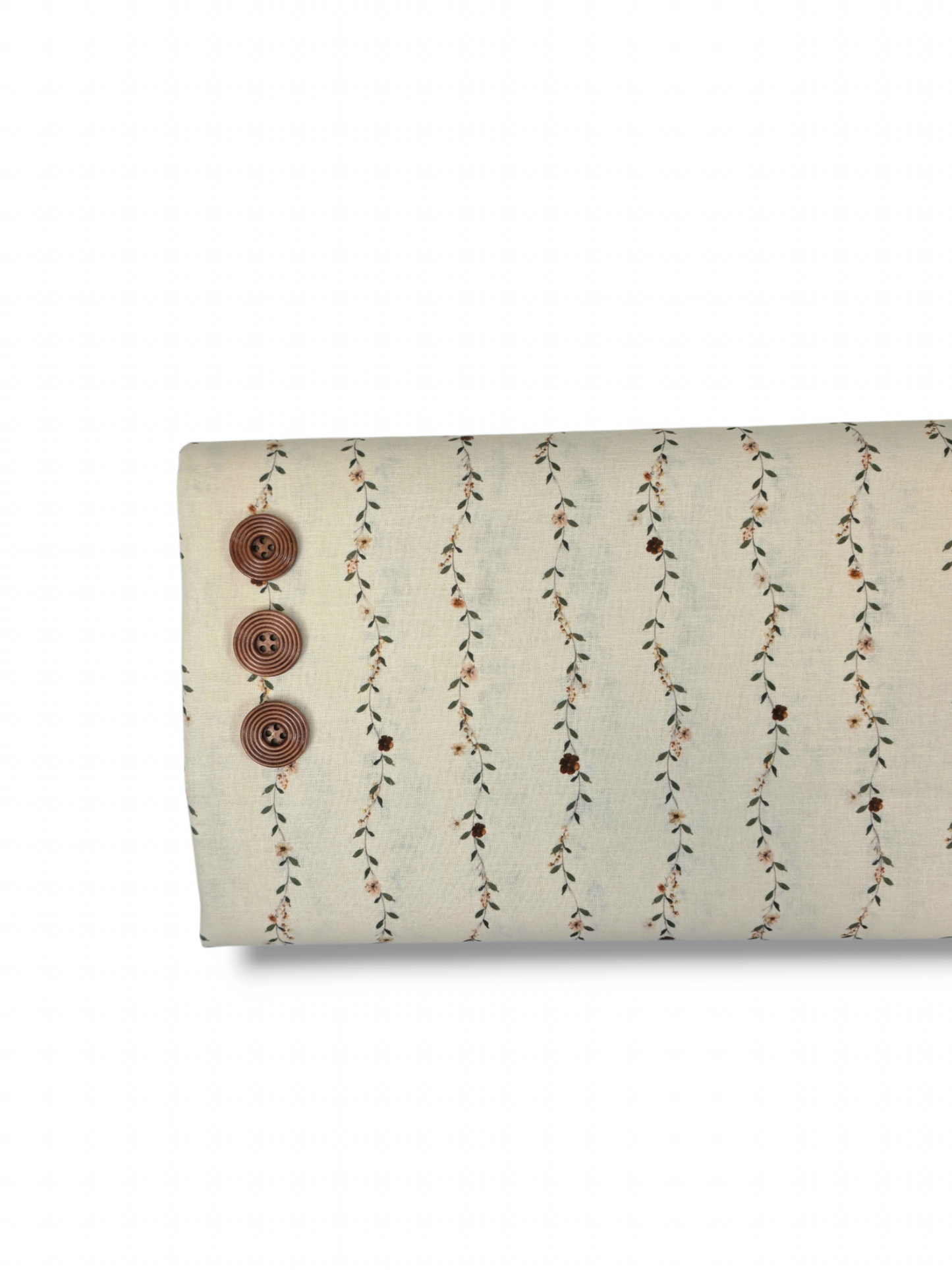Cotton Linen Vintage Vines Cream